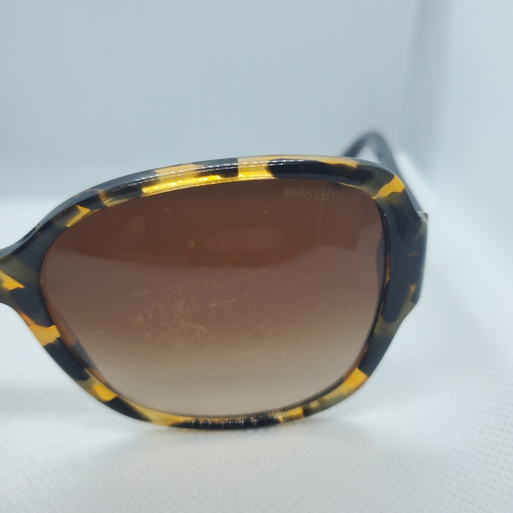 Coach Honey Mosaic Black Sunglasses - Picture 5 of 11